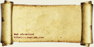 Jana Mićunović vizit kartica